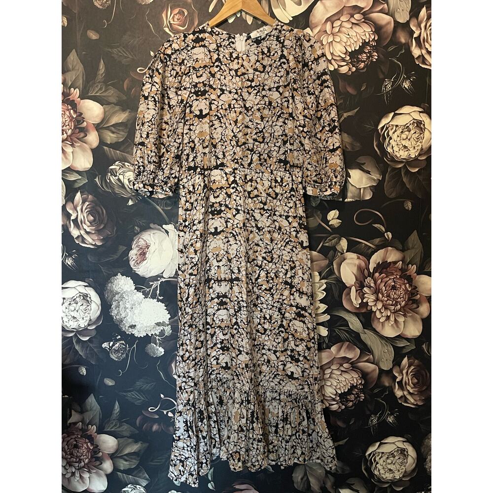 Sea‎ New York Borealis Puff Sleeve Dress Size 6 - Picture 4 of 8